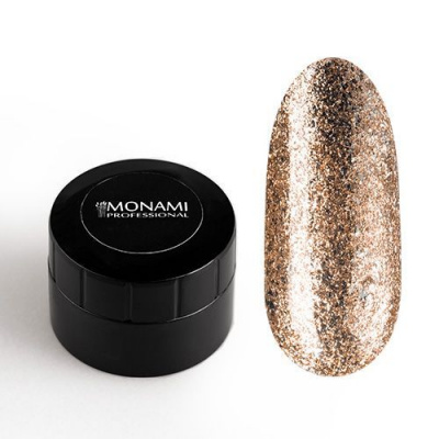 monami гель-лак с блеском luxury gold, 5 гр | для-ногтей.рф