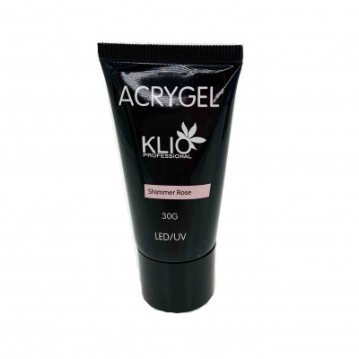 акригель shimmer rose  klio 30 г | для-ногтей.рф