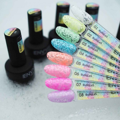envy гель-лак коллекция bubbles №002, 10ml | для-ногтей.рф