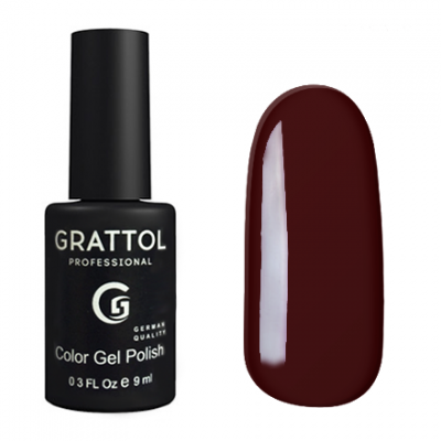 grattol color gel polish brown gtc 025 | для-ногтей.рф