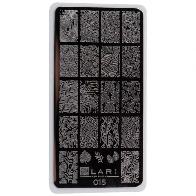 olari nail systems №015, пластина для стемпинга | для-ногтей.рф