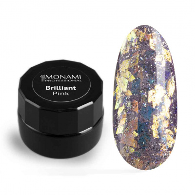 monami brilliant  pink гель-лак, 5гр | для-ногтей.рф