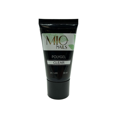 mio poligel, полигель, прозрачный, 30мл | для-ногтей.рф