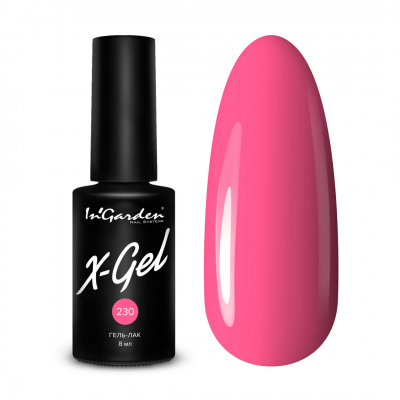ingarden x-gel №230, гель-лак, 8 мл | для-ногтей.рф