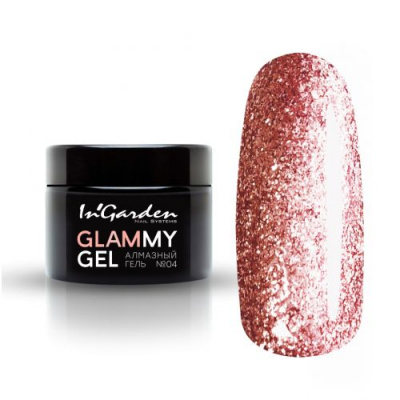 алмазный гель ingarden glammy 04 | для-ногтей.рф