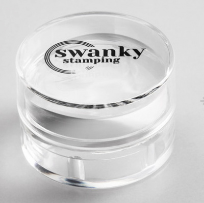 swanky stamping, штамп силиконовый круглый (4 см) | для-ногтей.рф