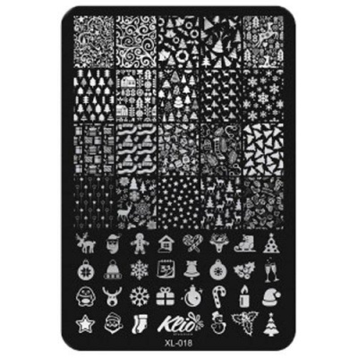 пластина klio xl-018 | для-ногтей.рф