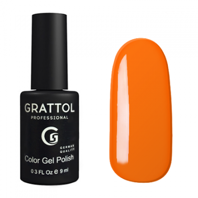 grattol color gel polish tangerine gtc 028 | для-ногтей.рф