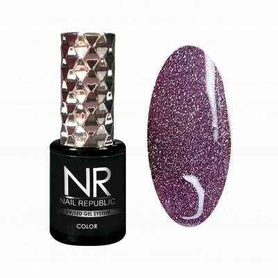 nail republic flash, светоотражающий гель-лак №002, 10мл | для-ногтей.рф