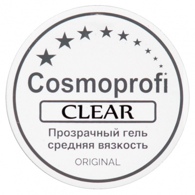 гель однофазный clear cosmoprofi 50 г | для-ногтей.рф