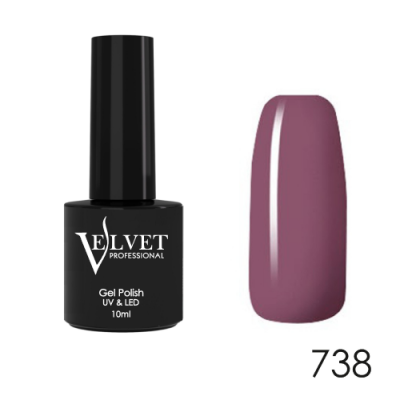velvet professional №738, гель-лак, 10мл | для-ногтей.рф