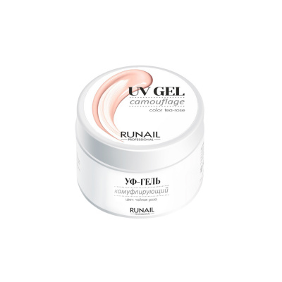 runail камуфлирующий uv-гель (tea rose), 30 г | для-ногтей.рф