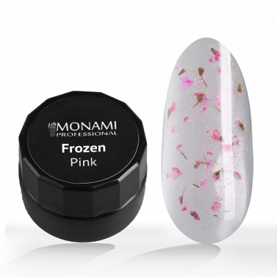 monami гель frozen pink, гель с сухоцветами, 5мл | для-ногтей.рф