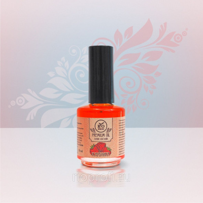 premium масло rio profi, 15 ml (клубника) | для-ногтей.рф