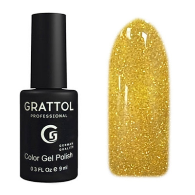 grattol bright neon, светоотражающий №003, 9мл | для-ногтей.рф