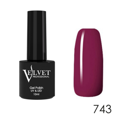 velvet professional №743, гель-лак, 10мл | для-ногтей.рф