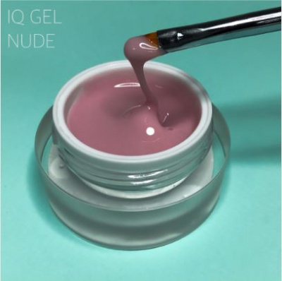 klio iq uv/led гель nude, 15g | для-ногтей.рф
