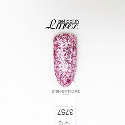 runail lurex (розовая медь), 5 г №3757 | для-ногтей.рф