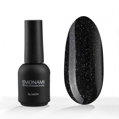 monami millennium black, гель-лак светоотражающий, 8гр | для-ногтей.рф
