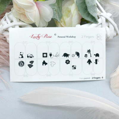 lucky rose 2 fingers-9 | для-ногтей.рф