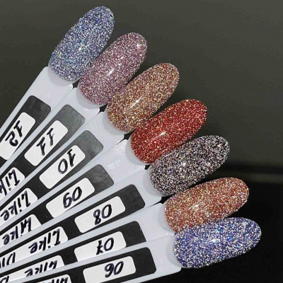 like diamond 011, светоотражающий, 7,5мл | для-ногтей.рф