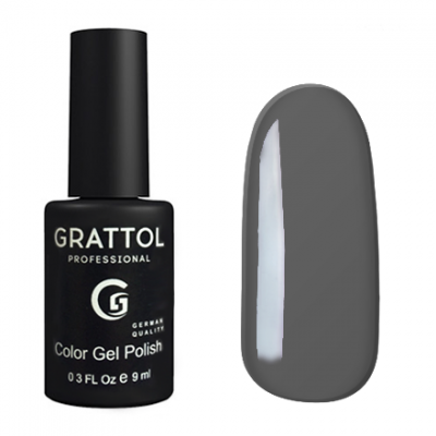 grattol color gel polish grey gtc 018 | для-ногтей.рф