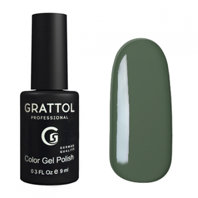 grattol color gel polish green gray gtc 059 | для-ногтей.рф