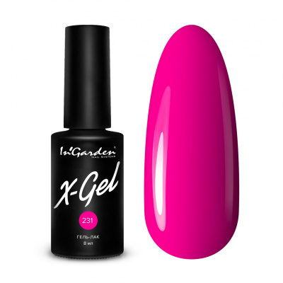 ingarden x-gel №231, гель-лак, 8 мл | для-ногтей.рф