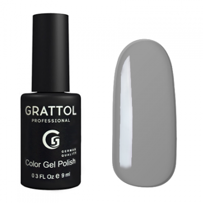 grattol color gel polish pastel grey gtc 019 | для-ногтей.рф