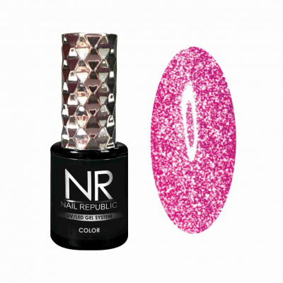 nail republic flash, светоотражающий гель-лак №010, 10мл | для-ногтей.рф