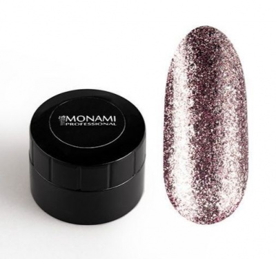 monami гель-лак с блеском luxury pink, 5 гр | для-ногтей.рф