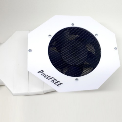 DustFREE Встраеваемый пылесос белый(черная сетка) для мастера маникюра