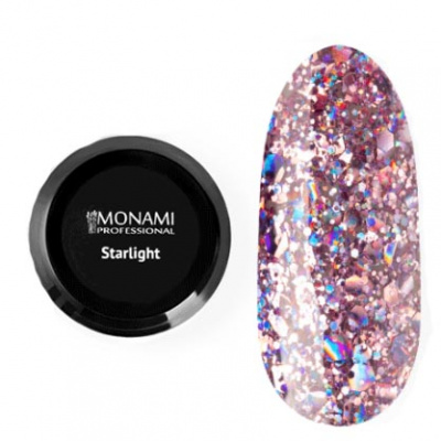 monami гель-лак с блеском statlight  mauve 5 гр | для-ногтей.рф