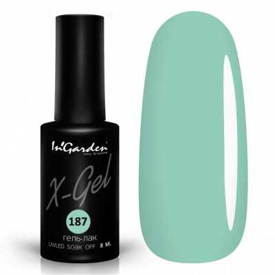 ingarden x-gel №187, 8 мл | для-ногтей.рф