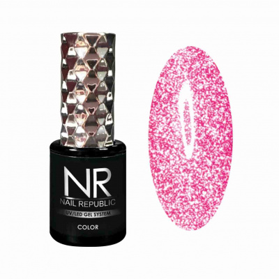 nail republic flash, светоотражающий гель-лак №011, 10мл | для-ногтей.рф