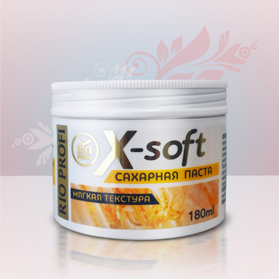 rio profi сахарная паста x-soft, 180 гр | для-ногтей.рф