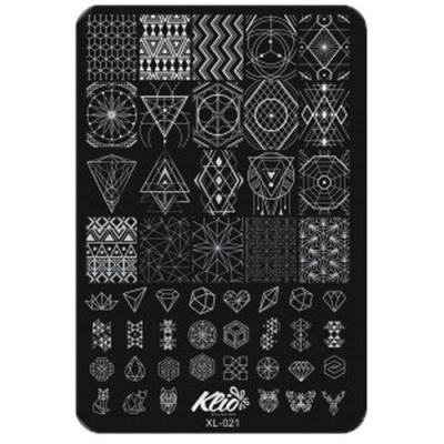 пластина klio xl-021 | для-ногтей.рф