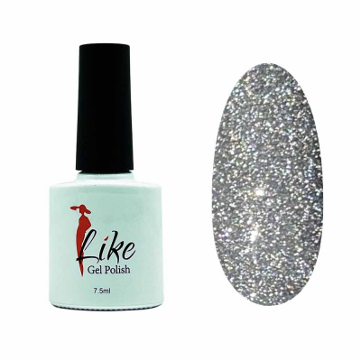 like diamond 001, светоотражающий, 7,5мл | для-ногтей.рф