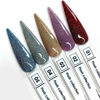 nail republic flash, светоотражающий гель-лак №004, 10мл | для-ногтей.рф