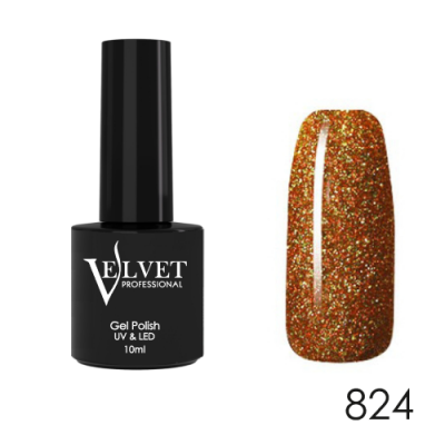 velvet professional №824, гель-лак, 10мл | для-ногтей.рф