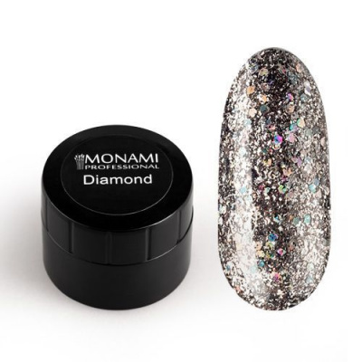 monami гель-лак с блеском diamond starshine 5 гр | для-ногтей.рф