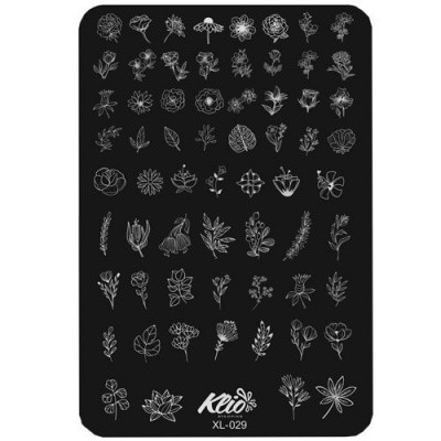 пластина klio xl-029 | для-ногтей.рф