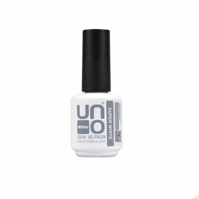 uno гель-лак, супер белый, super white | для-ногтей.рф