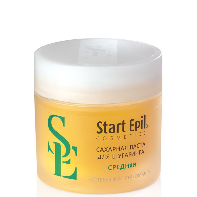 start epil сахарная паста для шугаринга, средняя, 400 г | для-ногтей.рф