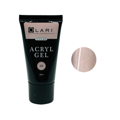 olari acril gel, акригель №9, 30гр | для-ногтей.рф