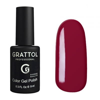 grattol color gel polish red ruby gtc 020 | для-ногтей.рф