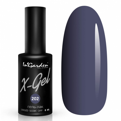 ingarden x-gel №202, гель-лак, 8 мл | для-ногтей.рф
