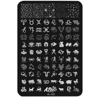 пластина klio xl-023 | для-ногтей.рф