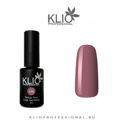 klio beauty time 058, 8 мл. | для-ногтей.рф