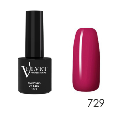 velvet professional №729, гель-лак, 10мл | для-ногтей.рф